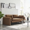 Waverly Performance Velvet Sofa in Brown