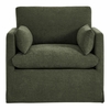 Wellfleet Slipcovered Linen-Blend Armchair