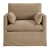 Wellfleet Slipcovered Linen-Blend Armchair