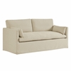Wellfleet Slipcovered Linen-Blend Loveseat