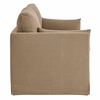 Wellfleet Slipcovered Linen-Blend Loveseat