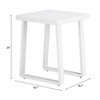 Welt Side Table in White