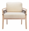 Wezly Accent Chair in Ivory