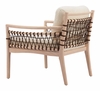 Wezly Accent Chair in Ivory