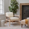 Wezly Accent Chair in Ivory