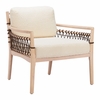 Wezly Accent Chair in Ivory
