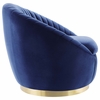 Whirr Tufted Performance Velvet Performance Velvet Swivel Chair