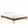 Willow Full Wood Platform Bed With Splayed Legs
