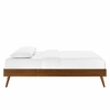 Willow Full Wood Platform Bed With Splayed Legs