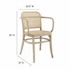 Winona Wood Dining Chair in Gray