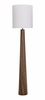 Woonari Solar Floor Lamp in Brown
