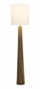 Woonari Solar Floor Lamp in Brown