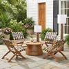 Woonari Solar Floor Lamp in Brown