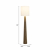Woonari Solar Floor Lamp in Brown