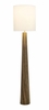 Woonari Solar Floor Lamp in Brown