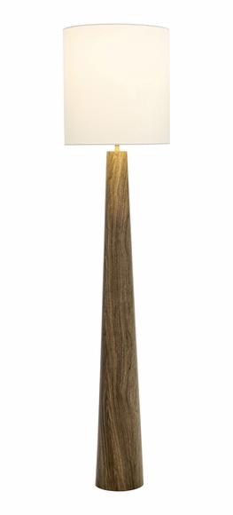 Woonari Solar Floor Lamp in Brown