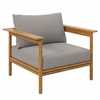 Wren Outdoor Patio Teak Wood Armchair