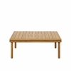 Wren Outdoor Patio Teak Wood Coffee Table in Natural