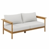 Wren Outdoor Patio Teak Wood Sofa