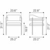 Zadar Dining Chair in Misty Gray