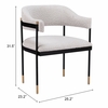 Zadar Dining Chair in Misty Gray