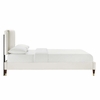Zahra Channel Tufted Performance Velvet King Platform Bed-MOD-7010