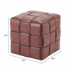 Zare Ottoman in Brown