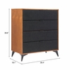 Zarif Chest in Black & Walnut