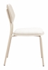 Zeal Dining Chair Set of 4 in Light Gray & Beige