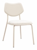 Zeal Dining Chair Set of 4 in Light Gray & Beige