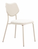 Zeal Dining Chair Set of 4 in Light Gray & Beige