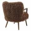 Zerra Faux Shearling Accent Armchair