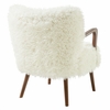 Zerra Faux Shearling Accent Armchair