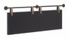 Zeva Floating Queen Headboard in Gray