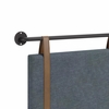 Zeva Floating Queen Headboard in Gray
