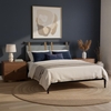 Zeva Floating Queen Headboard in Gray