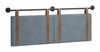 Zeva Floating Queen Headboard in Gray