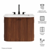 Zia 24" Wall-Mount Bathroom Vanity with Marble Sink
