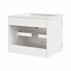 Zia 24" Wall-Mount Bathroom Vanity with Marble Sink