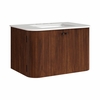 Zia 30" Wall-Mount Bathroom Vanity with Marble Sink