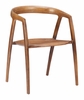 Ziran Dining Chair Set of 2 in Walnut