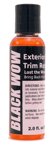 Black WOW Trim Restorer 2 oz. <font color=red>DISCONTINUED</font>