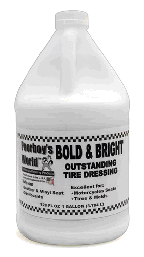 Poorboy's World Bold N Bright Tire Dressing 128 oz. Refill <font color=red>DISCONTINUED</font>