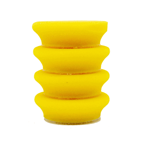 Rupes DA Yellow Polishing Foam Pad - 2.75 Inch - 4-Pack