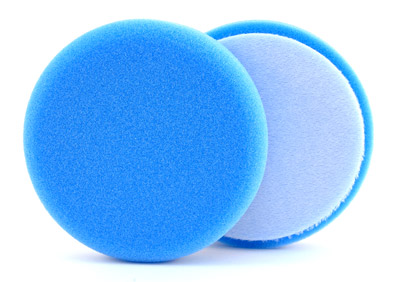 Single 5 1/2 x 7/8 Inch Hydro-Tech Cyan Cutting Foam Pad - BULK