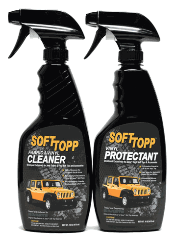SoftTopp Vinyl Jeep Top Cleaner & Protectant Kit <font color=red>DISCONTINUED</font>