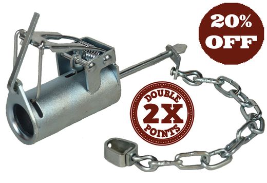 Fleming Dog Proof Raccoon Trap - Galvanized
