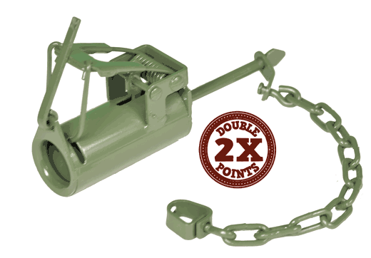 Fleming Dog Proof Raccoon Trap - Green