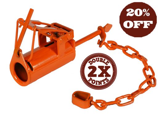 Fleming Dog Proof Raccoon Trap - Orange