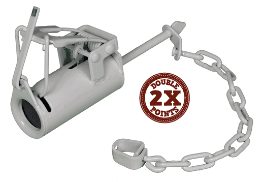 Fleming Dog Proof Raccoon Trap - White